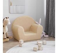 Générique Canapé pour Enfants crème Peluche Douce,Meubles, Mobilier pour bébés & Tout-Petits, Crème (Poids 1.85KG)