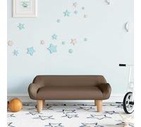 Générique Canapé pour Enfants Marron 70x40x24 cm Tissu,Meubles, Mobilier pour bébés & Tout-Petits, Brun (Poids 4.7KG)