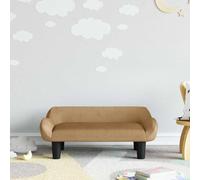 Générique Canapé pour Enfants Marron 70x40x24 cm Velours,Meubles, Mobilier pour bébés & Tout-Petits, Brun (Poids 4.7KG)