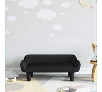 Générique Canapé pour Enfants Noir 70x40x24 cm Velours,Mobilier pour bébés & Tout-Petits,4.7KG-3196353