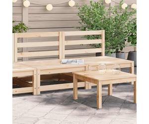 Générique Canapés de Jardin sans accoudoirs 2 pcs Blanc Bois pin Massif,Éléments pour canapés modulables de Jardin,837921