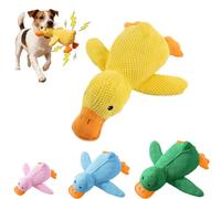 Générique Canard Anti-Stress Chien,Canard Anti Stress pour Chien,Jouet Interactif Qui éMet des Sons pour Dog De Taille Petite, Moyenne, Grande (Jaune,Moyen)