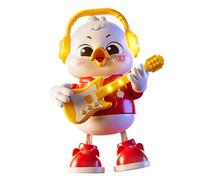 Générique Canard Musical Lumineux pour Enfant,Jeu Sensoriel Automatique Mignon,Jouet Électrique avec Lumières Et Sons - pour Maison Crèche École Maternelle Terrain De Jeux Célébration Petit Cadeau De