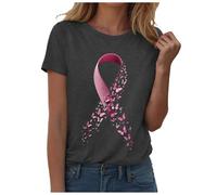 Générique Cancer du Sein Octobre Rose T-Shirt, Ruban Rose Cancer du Sein Tshirt Octobre Tee Shirt Sweat Sweatshirts pour Femmes Survivantes de L'UtéRus | |