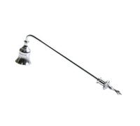 Générique Candle Extinguisher Snuffer - Iron Aluminum Metal | Wick Bell Design Candle Snuffer Tool, Flame Put Out Extinguisher | Safe Candles Accessory for Home Bath Birthday Housewarming Use