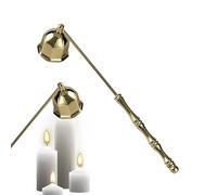 Générique Candle Flame Snuffer Tool - Bell Style Extinguisher, Long Handle Candle Tool, Stainless Steel Finish with Safety Design, Elegant Home Decor Accessory, Candles Care for Hotel Camping Events