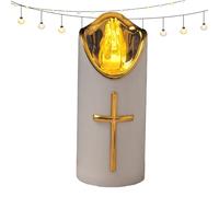 Générique Candle Light,Reusable Animal Memorial Grave Lights - LED Electric Memorial Candles - For Churches Bedside Tables Living Room Garden Yard Porch Path Lawn