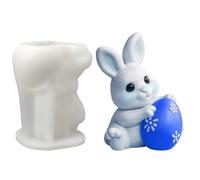 Générique Candle Making Molds - Bunny with Egg Candle Mold, Bunny with Egg Mold, Eggs Candles MoldS for Friends Students, Adults, Men, Women, Boys, Easter, Birthday, Party, Home, Indoor