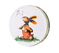 Générique Candy Box - Iron 3.74x1.18 Inches | Bunny Shaped Tin Storage Box | Cookie Tin Bunny Organizer For Easter Decorations Creative Cartoon Easter Treats And Gift Giving