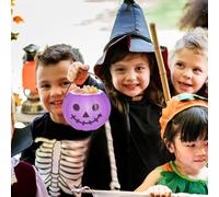 Générique Candy Bucket - PP, 13g Storage Jar Pumpkin Basket Easy-Carry Handle | Reusable Decorative Container Halloween Treat Holder, Party Favor Bin for Kids Events, School Occasions, Fall Festivals