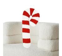 Générique Candy Cane Pillow - Christmas Sofa Cushion, Plush Decorative Accent, Soft Festive Design, Seasonal Decoration Piece | Living Room, Bed Window Sill Setup, Holiday Party Planner Home Decor