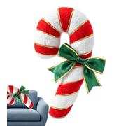 Générique Candy Cane Throw Pillow Soft Stuffed Lollipop Plush Cushion Toy | Holiday Plush Hugging Doll for Sofa Bedroom Home Nursery Cars Tables School Offices Cafes Bookstores Display Beds