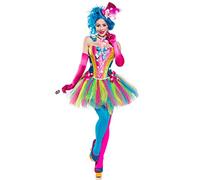 Generique - Candy Clown Costume pour femme Bonbons Multicolore L (40)