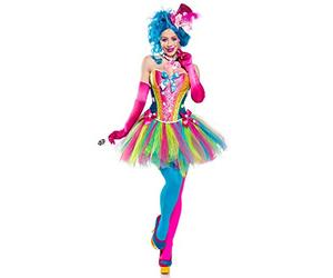 Generique - Candy Clown Costume pour femme Bonbons Multicolore L (40)