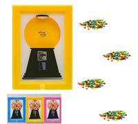 Générique Candy Dispenser, Rare Vintage the Handy Candy Frame - Hanging Candies Machine Art, Mini Wall Mount Gumball Machine, Snack Spinner Picture Frame Display, Hang on Wall or Stand on Table (A)