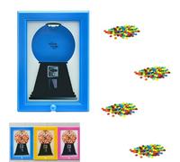 Générique Candy Dispenser, Rare Vintage the Handy Candy Frame - Hanging Candies Machine Art, Mini Wall Mount Gumball Machine, Snack Spinner Picture Frame Display, Hang on Wall or Stand on Table (C)