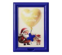 Générique Candy Frame,30x21x3cm Christmas Home Decor with Knob - Eye-Catching Reindeer Picture Frame Display Ornaments | for Holiday Birthday Living Room Bedroom Kitchen Office Mantel Porch Window