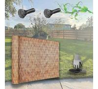 Générique Canisse en Bambou Brise Vue, Clôture en Roseau Naturel 2m 3m 5m 6m 8m 10m Clôture De Jardin Décorative Extérieur pour Jardin Terrasse Brise Vue Balcon Exterieur