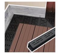 Générique Caniveau de Drainage en Acier Inoxydable 304 en Forme de U pour allée, aménagement paysager, terrasse, Piscine, Jardin et récupération des eaux de toiture - Ins