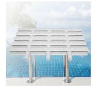 Générique Caniveau de Drainage Flexible à 360° pour Piscine, évier de terrasse, Lot de 2 (20 x 100 cm) - Solution Efficace de Gestion de l'eau