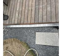 Générique Caniveau Durable pour Cour, grilles en Acier linéaire pour Le Drainage et la Protection Contre Les débordements, Filtre de Protection de caniveau pour allée et Trottoir, kit de raccordement