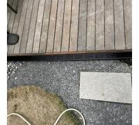 Générique Caniveau Durable pour Cour, grilles en Acier linéaire pour Le Drainage et la Protection Contre Les débordements, Filtre de Protection de caniveau pour allée et Trottoir, kit de raccordement