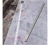 Générique Caniveau Exterieur Caniveau de Drainage ，Cache-Grille de Drainage pour canalisations - Kit de gouttière Mince pour terrasses, allées (100x5x5cm/39.4x2x2in)