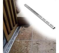 Générique caniveaux extérieurs Caniveau de Drainage extérieur en Acier Inoxydable pour Jardin, Trottoir, Cour arrière, caniveau de Drainage Souterrain en Acier Inoxydable(100x20x5cm/39.4x7.9x2in)