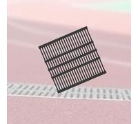 Générique caniveaux extérieurs Couverture de Drainage de fossé Robuste pour l'extérieur, pour Cour, Trottoir, terrasse ou Maison, Couverture de Drainage de fossé étanche(50x50x5cm/19.7x19.7x2in)