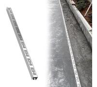 Générique caniveaux extérieurs Kit de Drainage pour tranchées avec Couvercle Amovible, caniveau de Drainage extérieur pour égouts, garages et sous-sols, caniveau de(100 x 15 x 5cm(3.3' x 6" x 2"))