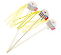 Générique Canne À Chat avec Franges | Jeu Coloré avec Clochette Amusante - Distributeur Interactif De Jouets pour Chats - pour Petite Race Intérieur Extérieur Animal Domestique