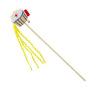 Générique Canne À Pêche Jouet Chat | Jeu Coloré avec Clochette Amusante,Bâton à Jouet pour Chat | pour Petite Race Intérieur Extérieur Animal Domestique