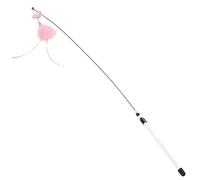 Générique Canne à Pêche pour Chats,Canne d'exercice d'Enrichissement 80 cm | Jouet À Ficelle pour Chat - pour Activité Après-Repas Prévention de l'Ennui Stimulation Mentale Entraînement Maison Salon