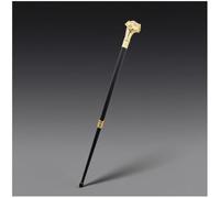 Générique Canne de Marche Stable, Réglable en Hauteur, Antidérapante, Confortable, Seulement 550 Grammes,Noir,92cm/36in