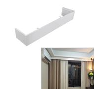 Générique Cantonnière de Plafond Ajustable sans Rail, cantonnière recoupable pour Rail Unique, Rideau décoratif pour Baie vitrée, 4,2 m / 13,8 pi, idéale pour la décoration de Chambre
