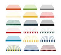 Générique Cantonnière de Remplacement pour Store Rétractable avec Bord Droit 500 400 360 280 340 cm, Cantonnière Extérieure Imperméable pour Terrasse Espace Extérieur(Green-Blue,B250cm x H25cm)