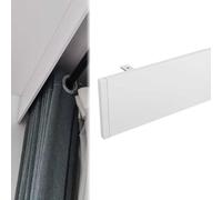 Générique Cantonnière décorative Murale, cantonnière décorative à Fixer au Plafond, déflecteur de boîte à Rideaux en Alliage d'aluminium, Cache-Tringle (500 cm / 16,4 pi)