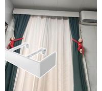 Générique Cantonnière Murale de 1,1 m (3,6 pi) avec Cache-Rideau, séparateur de pièce, Design élégant en Forme de Cassette, Solution de décoration de fenêtre stylée.