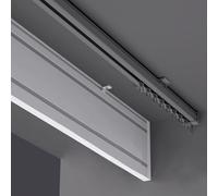 Générique Cantonnière occultante, Panneau décoratif pour fenêtres et balcons, corniche de 14 cm de Haut, 2,5 m/8,2 pi, Design sans Rail pour Une décoration intérieure élégante.