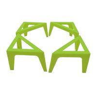 Générique Canvas Corner Stands - Support Brackets For Painting Boards, Adjustable 4pcs Design Lightweight & Stable, Durable + Reinforced Corners, ABS Material Long Lasting, For Pouring