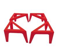 Générique Canvas Corner Stands - Support Brackets For Painting Boards, Adjustable 4pcs Design Lightweight & Stable, Durable + Reinforced Corners, ABS Material Long Lasting, For Pouring