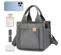Générique Canvas Tote Purse Shopping Purse - 25x16x23cm With Handle | Utility Tote With Shoulder Strap Purse - For Women Girls School Outdoor Travel Picnic Commute Shopping