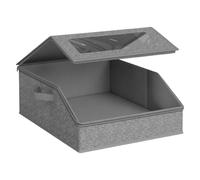 Générique Cap Storage Box, Zipper Hat Organizer, Baseball Holder with Travel Feature, Cardboard Case with Lid Style, Wardrobe Storage Classic Design, Clothing Supplies for Indoor Home Scarves Gloves