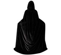 Générique Cape À Capuche Cape Cosplay Velours Vampire Corbeau Halloween