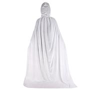 Générique Cape à Capuche Médiévale Longue en Velours, Poncho de Sorcière Princesse Vampire Déguisement Sorcière Halloween pour Hommes et Femmes Deguisement Halloween Carnaval Fêtes