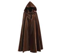 Générique Cape à Capuche Unisexe Halloween Faucheur Vampire Longue Cape Robe Manteau Noël Faux Bal Sorcière Cosplay Accessoires Costumes Fantaisie pour Enfants Adultes