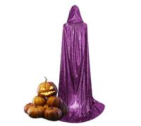 Générique Cape à capuche unisexe pleine longueur, Cape à capuche brillante d'Halloween - Robes de costume pour femmes | à élégante couverture unisexe sur toute la longueur pour les événements de co