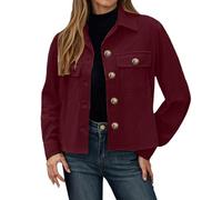 Générique Cape D'Hiver éLéGante pour Femme avec Manches Chauve-Souris et Ceinture Couleur Unie Col Roulé Avec BoutonnièRe Manteau Court en Laine Ample Mode Loisirs éCharpe Chaude Tunique