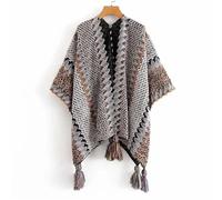 Générique Cape Femme Poncho Plaid Gilet Hiver Chaud Viscose Cocooning Chale Châle Chauffant Polaire Pour Cérémonies Grande Echarpe Chaude Laine Ponchos Et Capes Fourrure Fêtes Bleu Marine
