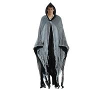 Générique Cape haloween À Capuche - Déguisement Unisexe Long - Manteau De Sorcier, Vampire, Prince Ou Sorcière - Costume Pour Maison Hantée, Cosplay, Accessoire Fête, Tissu Résistant, Léger, 190 Cm